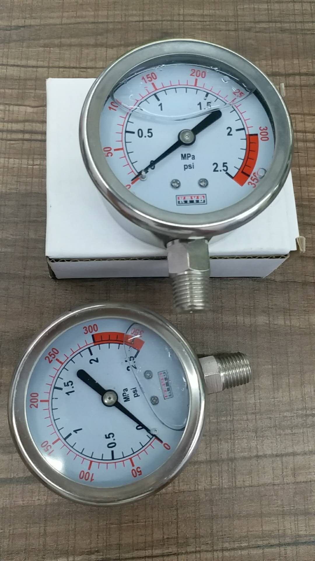 Shockproof pressure gauge shockproof, manufacturers direct sales