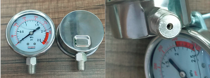 Shockproof pressure gauge shockproof, manufacturers direct sales