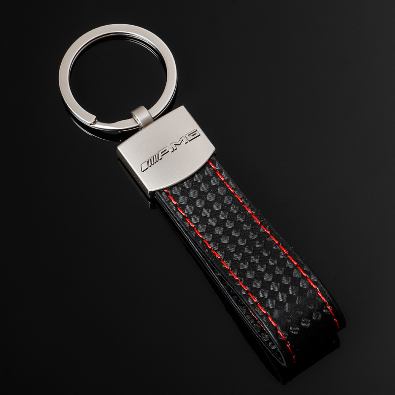 Cross-Border M Three-Color Sports Sign Audi Sline Audi RS Volkswagen R AMG Mercedes-Benz Car Logo Keychain Pendant
