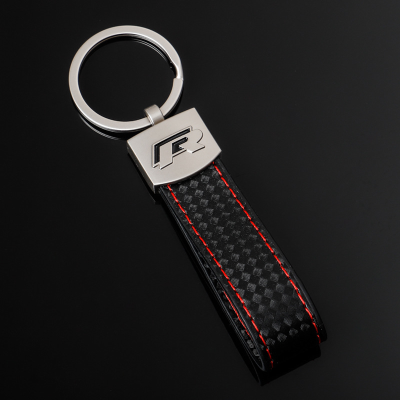 Cross-Border M Three-Color Sports Sign Audi Sline Audi RS Volkswagen R AMG Mercedes-Benz Car Logo Keychain Pendant