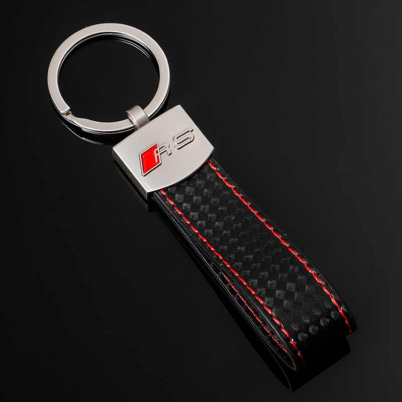 Cross-Border M Three-Color Sports Sign Audi Sline Audi RS Volkswagen R AMG Mercedes-Benz Car Logo Keychain Pendant