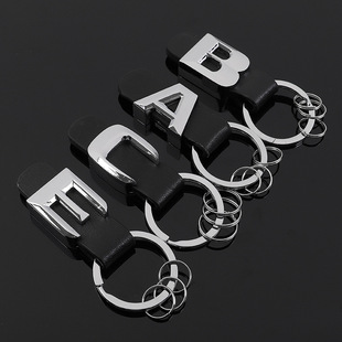 Cross-Border M Three-Color Sports Sign Audi Sline Audi RS Volkswagen R AMG Mercedes-Benz Car Logo Keychain Pendant