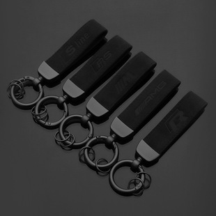 Cross-Border M Three-Color Sports Sign Audi Sline Audi RS Volkswagen R AMG Mercedes-Benz Car Logo Keychain Pendant