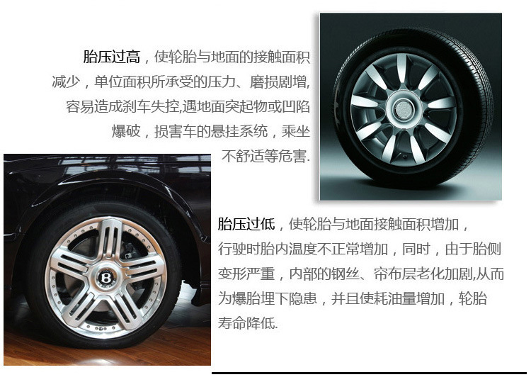Pressure Gauge Mechanical Metal High Precision Monitoring Tire Pressure Gauge with Deflation Function Air Pressure Gauge