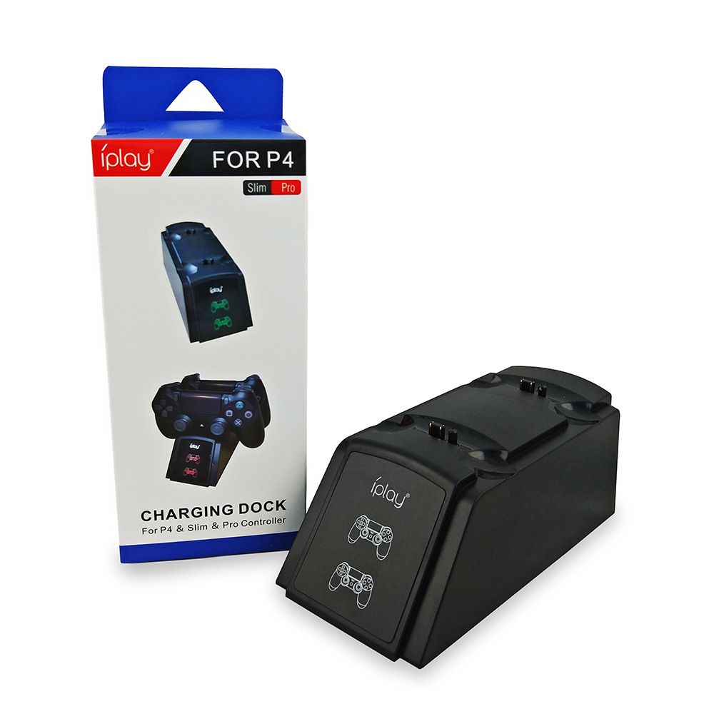 PS4 wireless controller dual-seat charging belt LED display light PS4 game controller dual-charging electrical terminal interface