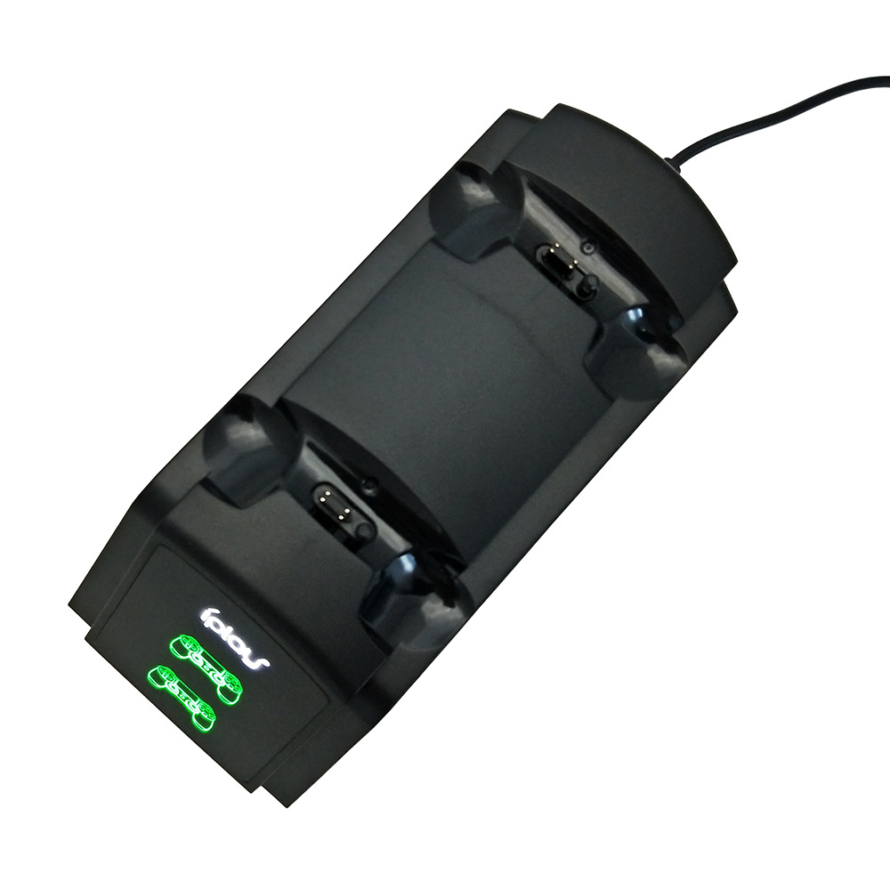 PS4 wireless controller dual-seat charging belt LED display light PS4 game controller dual-charging electrical terminal interface