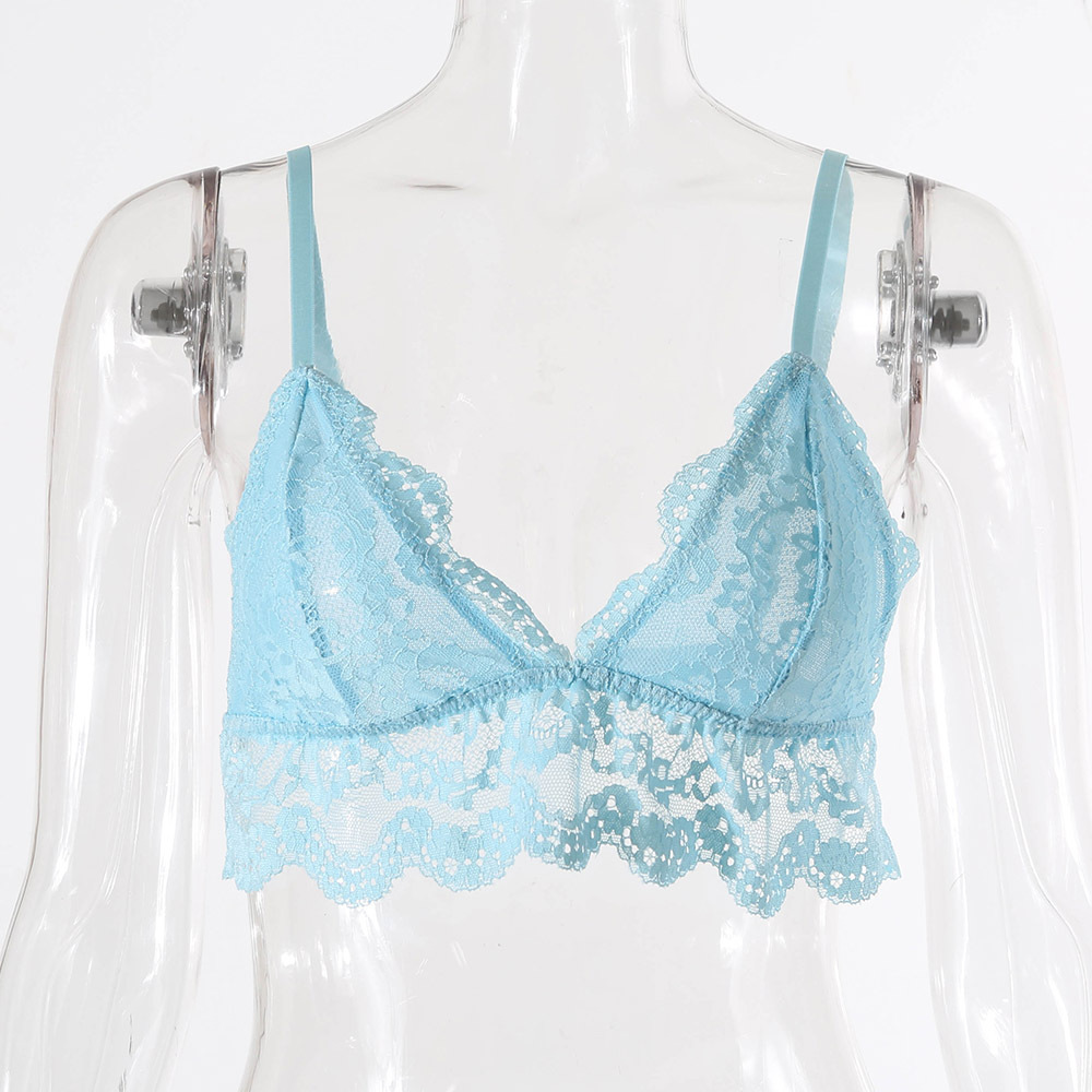 Cross-Border Supply Spring and Summer New Women's Sexy Lace Chest Support Emotional Vest