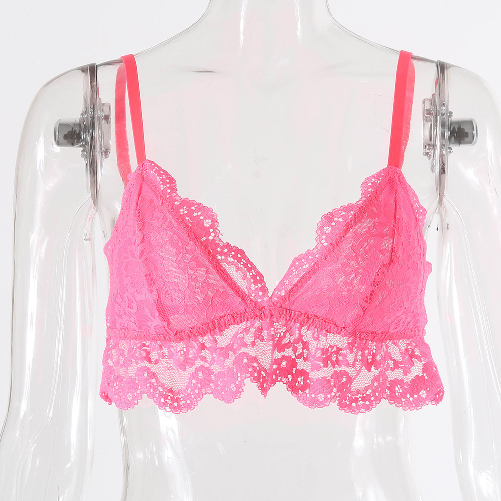 Cross-Border Supply Spring and Summer New Women's Sexy Lace Chest Support Emotional Vest