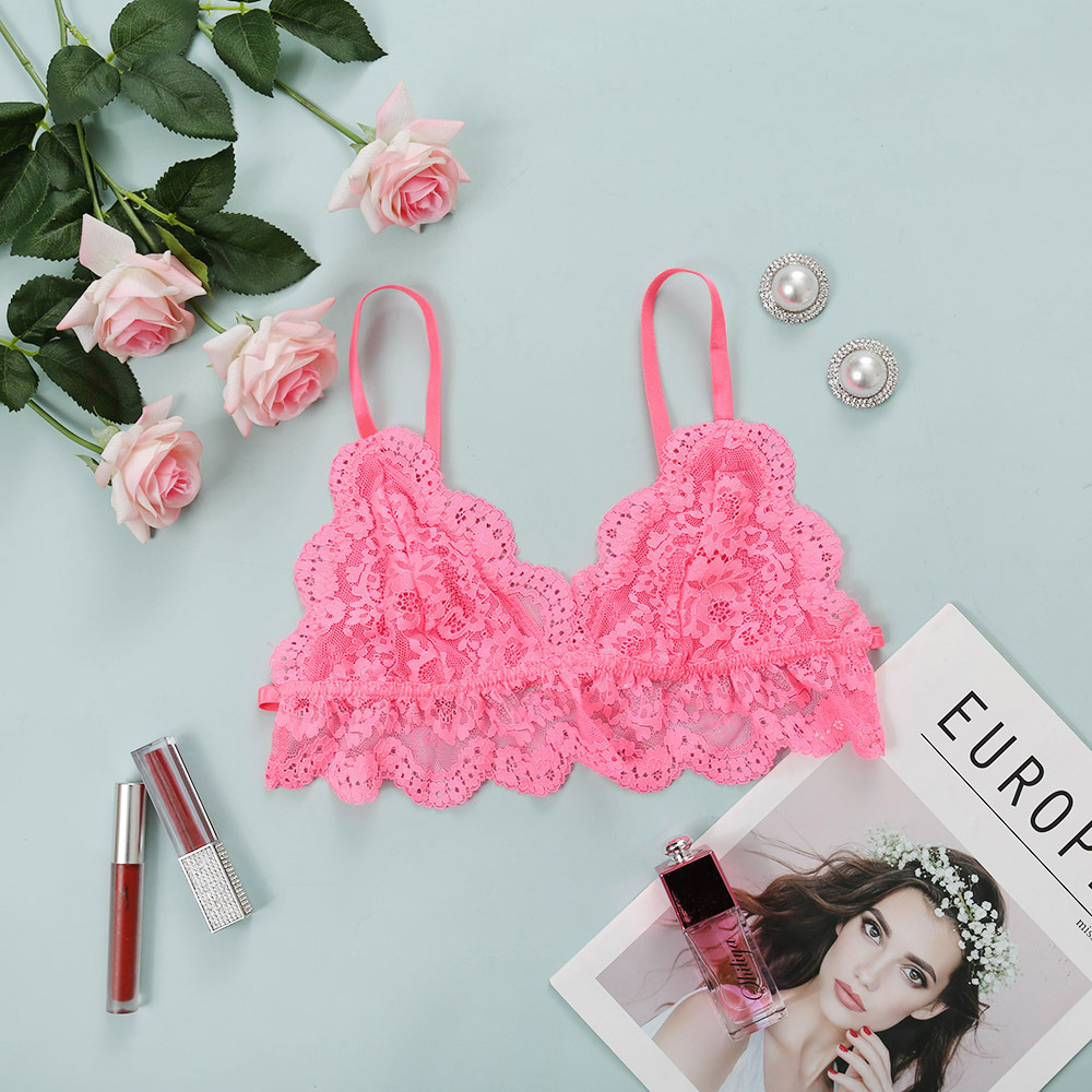 Cross-Border Supply Spring and Summer New Women's Sexy Lace Chest Support Emotional Vest