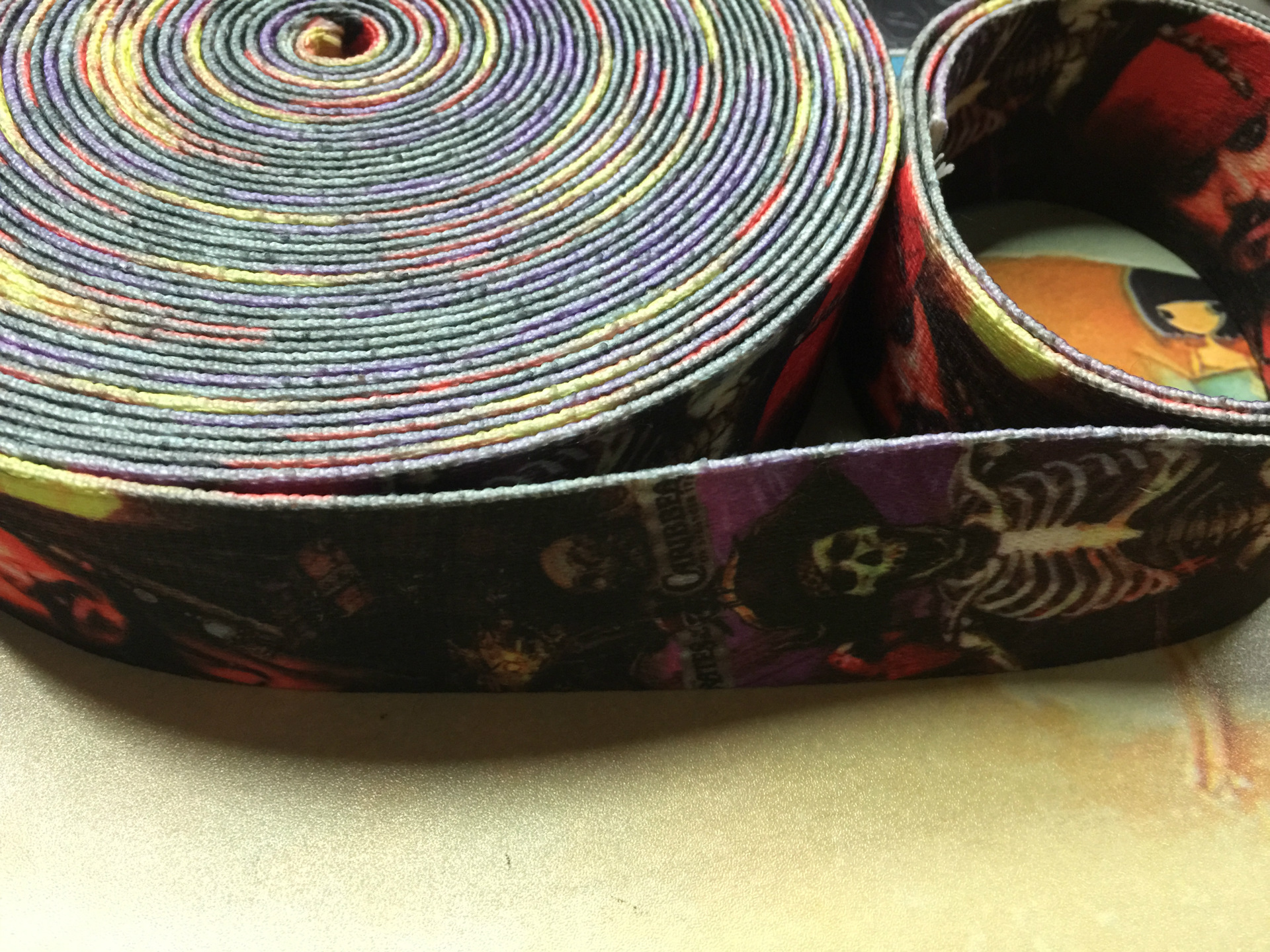 Polyester Belt, Thermal Transfer Ribbon, Guitar Strap, Luggage Belt, Factory Direct Sales, Support Customization