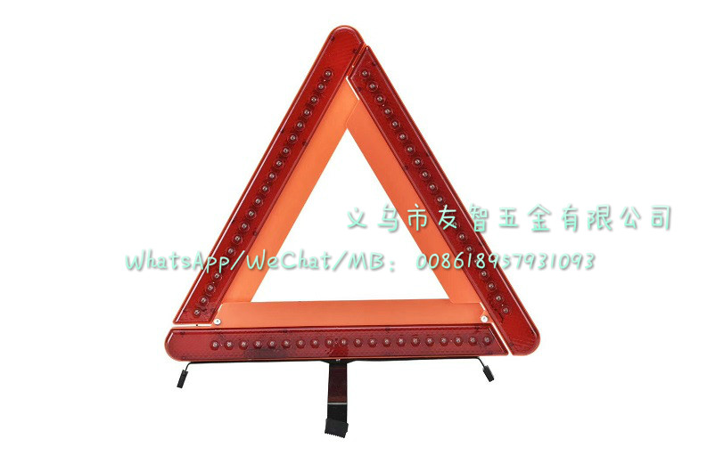 Triangle reflective rack triangle warning sign onboard tool