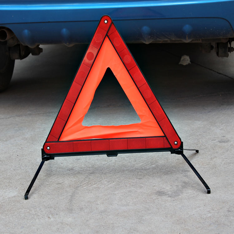 Safety Emergency Tripod Warning Sign Box YK-6 Automotive Reflective Parking Warning Rack Tripod Foldable