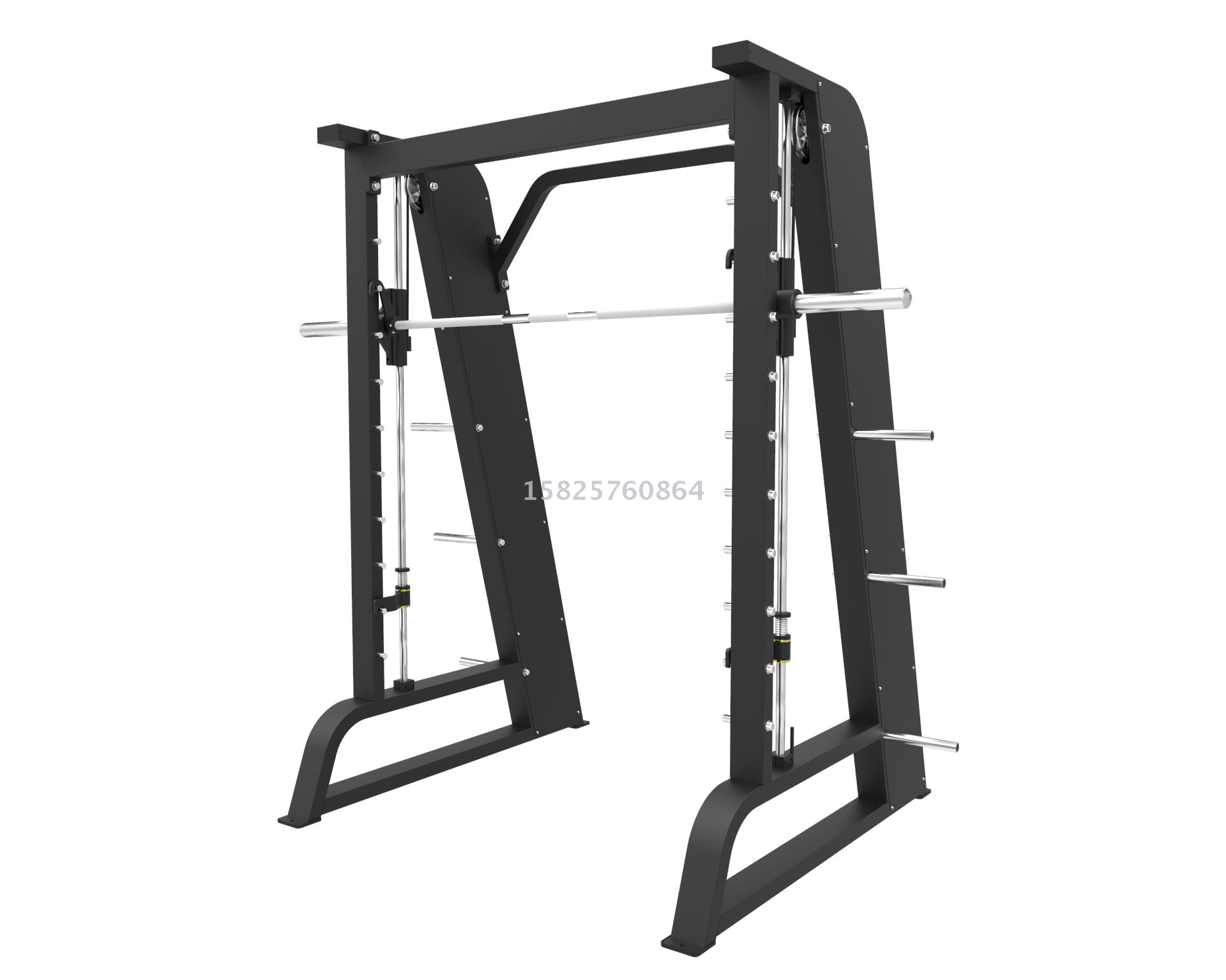 Smith machine professional fitness equipment China's famous deep squat rack rhoman sports track comfortable Smith machine professional fitness equipment China's famous deep squat rack rhoman sports track comfortable
