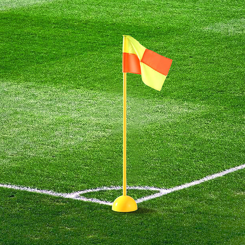 Football Corner Flag Sign Post Checkmark Flag Obstacle Water Injection Corner Flag Training Warning Rod Football Training Equipment
