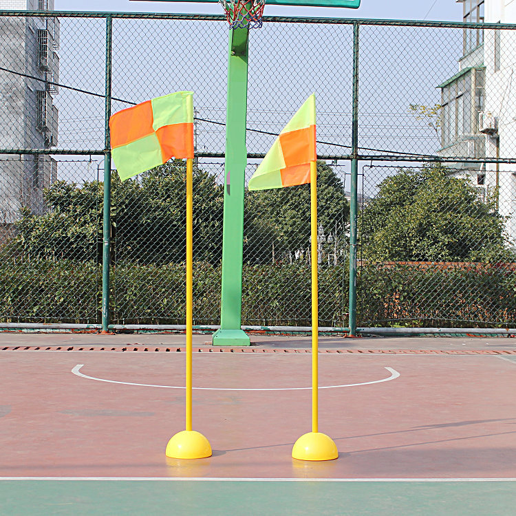 Football Corner Flag Sign Post Checkmark Flag Obstacle Water Injection Corner Flag Training Warning Rod Football Training Equipment