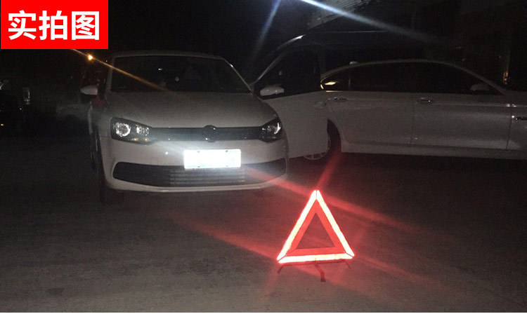 3055 reflective triangular parking warning frame parking reflector warning sign holder