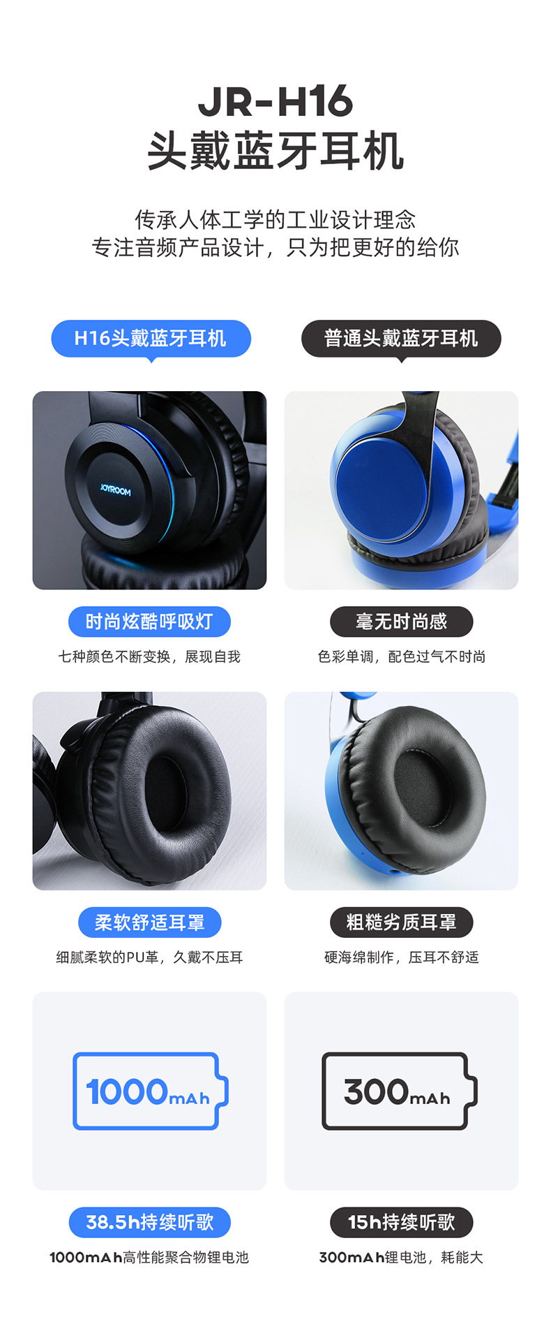 Machine music hall jr-h16 headset wireless touch bluetooth headset 5.0 sports bluetooth headset mobile phone universal Machine music hall jr-h16 headset wireless touch bluetooth headset 5.0 sports bluetooth headset mobile phone universal