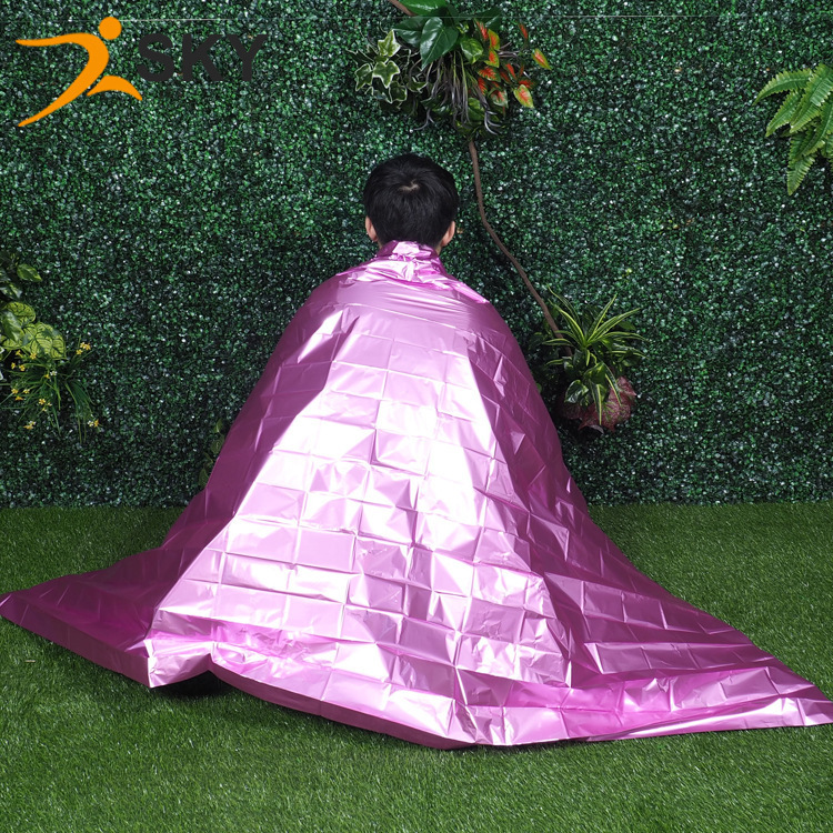 Pet Gold and Silver Color Emergency Blanket Emergency Thermal Blanket Sun Protection Outdoor Survival Camping Life Blanket Factory Wholesale Pet Gold and Silver Color Emergency Blanket Emergency Thermal Blanket Sun Protection Outdoor Survival Camping Life Blanket Factory Wholesale