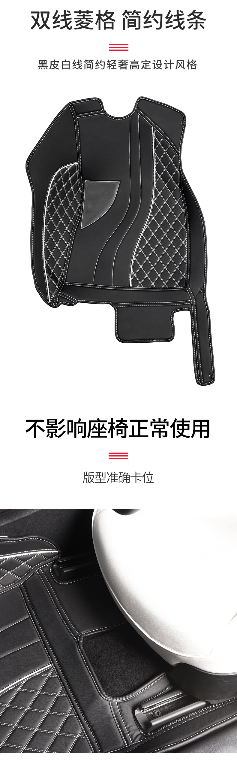 MODEL3 Angel Foot Mat MODEL3 All Full Surrounded Car Floor Mat MODEL3 Foot Mat MODEL3 Fully Surrounded Foot Mat