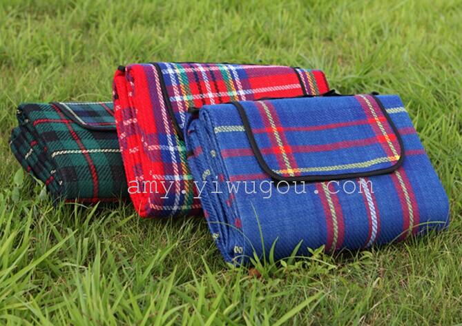 Oxford 150*200 large outdoor picnic mat mat acrylic lattices portable picnic blanket