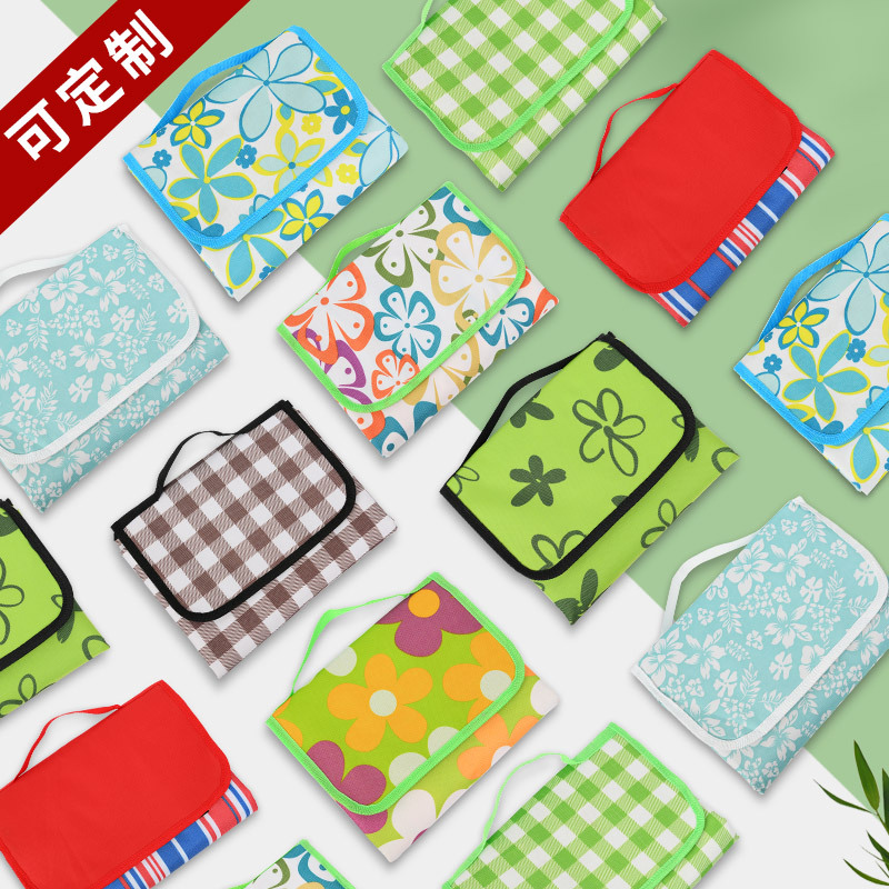 Outdoor Picnic Mat Autumn Outing Moisture Proof Pad Picnic Blanket Portable Waterproof Grass Picnic Beach Mat Outing Thickened Ins Style