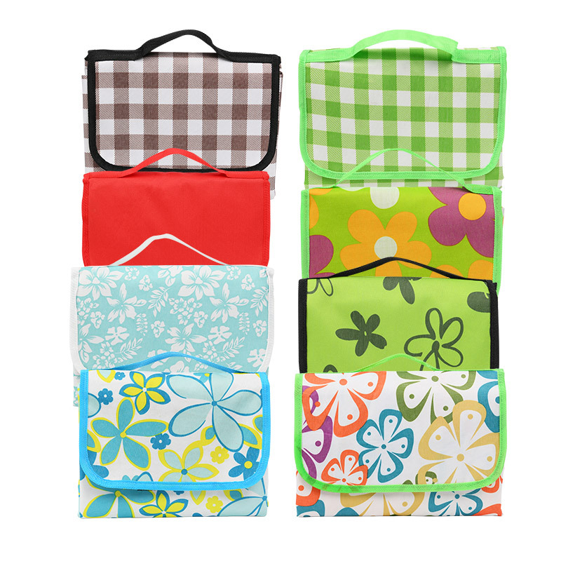 Outdoor Picnic Mat Autumn Outing Moisture Proof Pad Picnic Blanket Portable Waterproof Grass Picnic Beach Mat Outing Thickened Ins Style