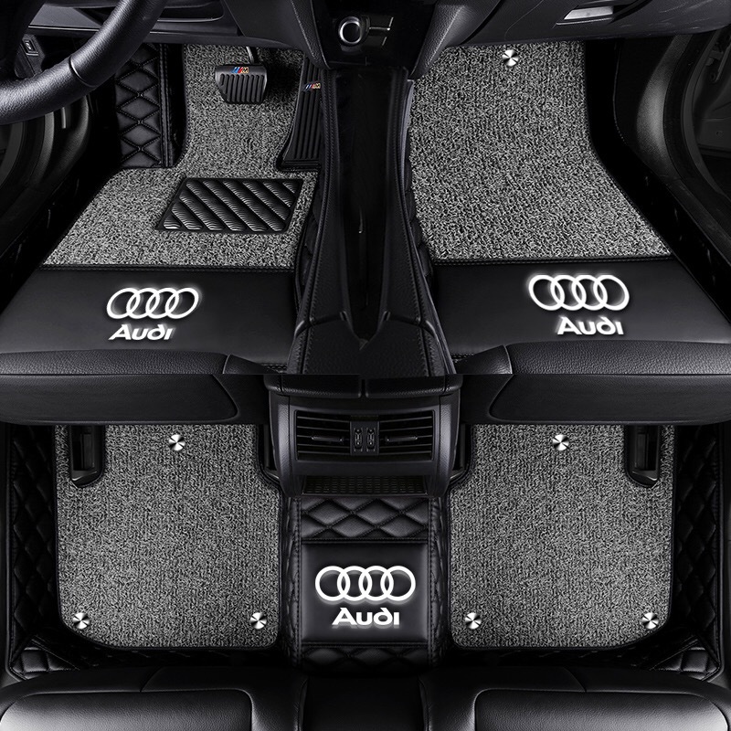 Car Fully Enclosed Foot Mat A6L A4L A3 Q3 Q5 Q7 A8L Q2L A5 A7 Car Foot Mat