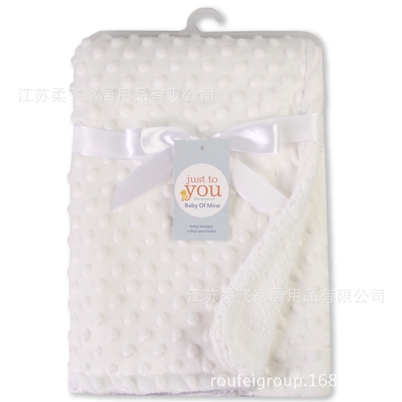 Doudou Blanket Bubble Blanket Baby Car Blanket Outdoor Baby Holding Blanket Double Layer Warm Solid Color Foam Blanket Soft Doudou Blanket Bubble Blanket Baby Car Blanket Outdoor Baby Holding Blanket Double Layer Warm Solid Color Foam Blanket Soft
