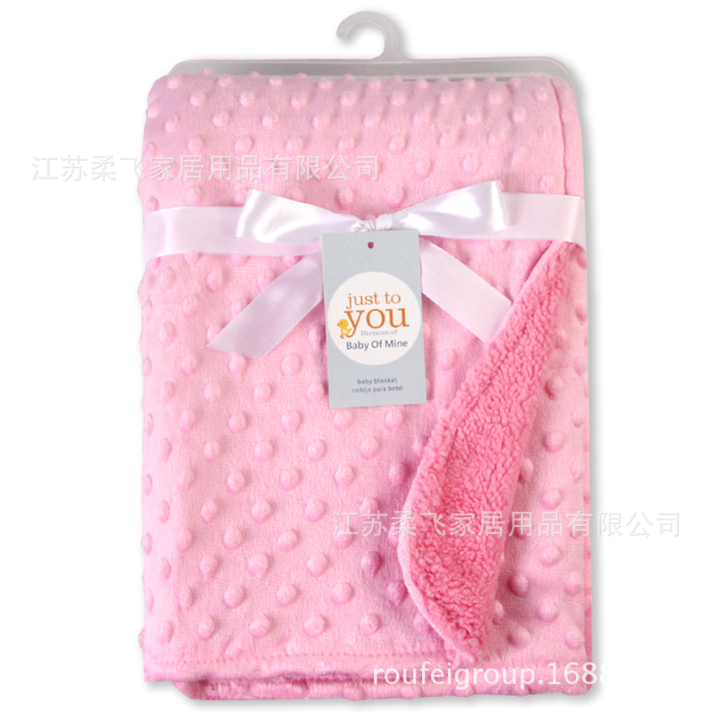 Doudou Blanket Bubble Blanket Baby Car Blanket Outdoor Baby Holding Blanket Double Layer Warm Solid Color Foam Blanket Soft Doudou Blanket Bubble Blanket Baby Car Blanket Outdoor Baby Holding Blanket Double Layer Warm Solid Color Foam Blanket Soft