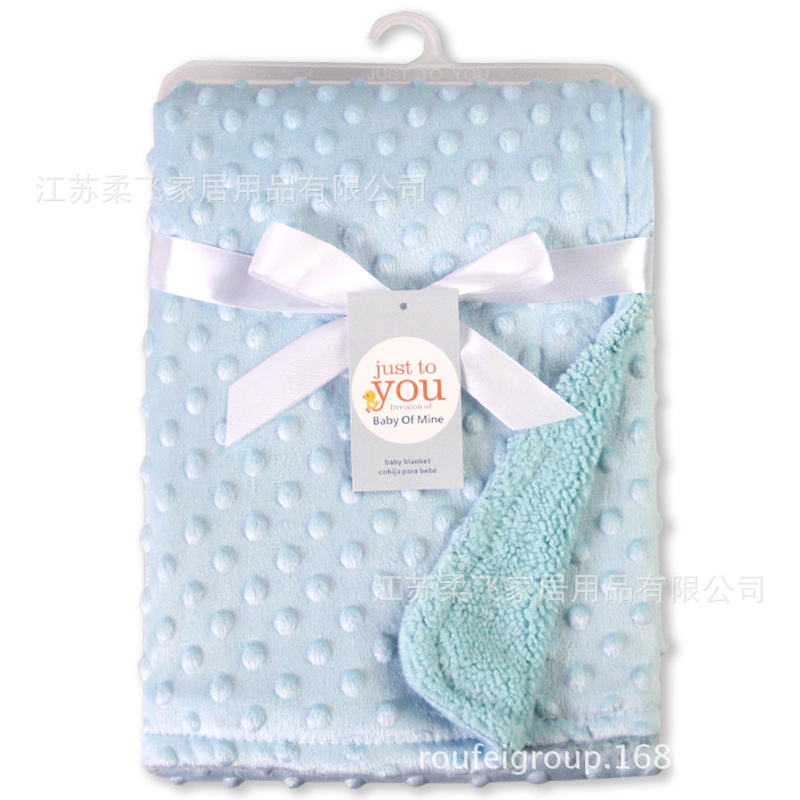 Doudou Blanket Bubble Blanket Baby Car Blanket Outdoor Baby Holding Blanket Double Layer Warm Solid Color Foam Blanket Soft Doudou Blanket Bubble Blanket Baby Car Blanket Outdoor Baby Holding Blanket Double Layer Warm Solid Color Foam Blanket Soft