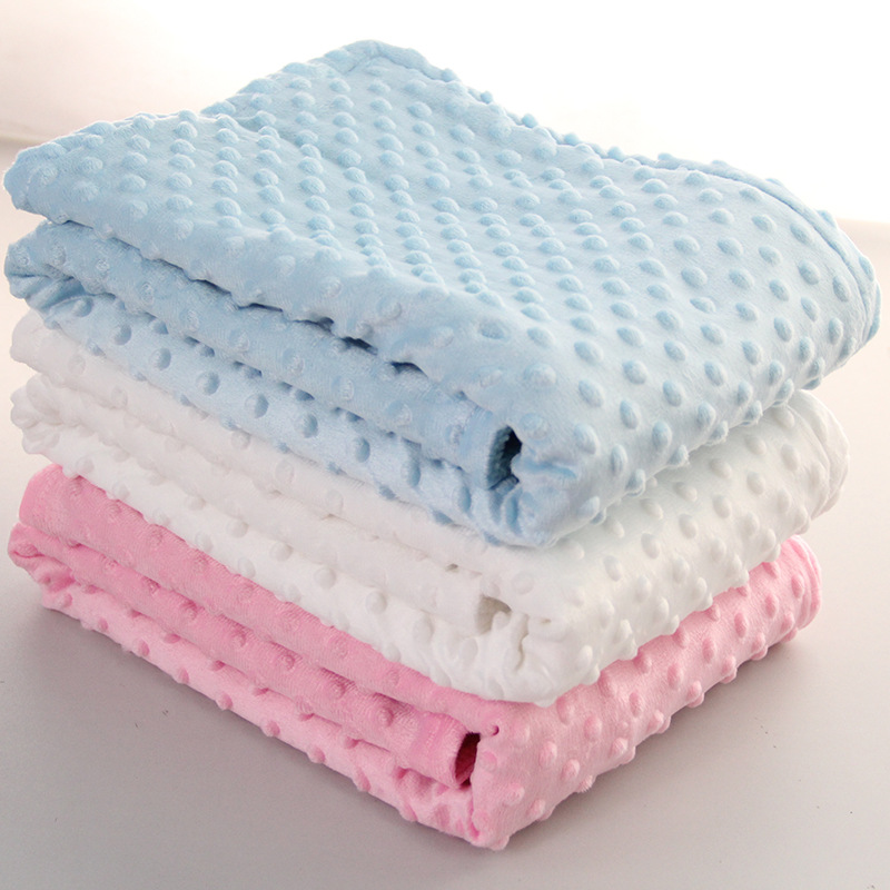 Doudou Blanket Bubble Blanket Baby Car Blanket Outdoor Baby Holding Blanket Double Layer Warm Solid Color Foam Blanket Soft Doudou Blanket Bubble Blanket Baby Car Blanket Outdoor Baby Holding Blanket Double Layer Warm Solid Color Foam Blanket Soft