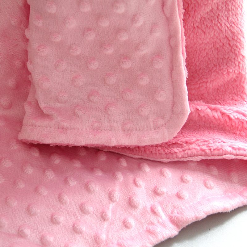 Doudou Blanket Bubble Blanket Baby Car Blanket Outdoor Baby Holding Blanket Double Layer Warm Solid Color Foam Blanket Soft Doudou Blanket Bubble Blanket Baby Car Blanket Outdoor Baby Holding Blanket Double Layer Warm Solid Color Foam Blanket Soft