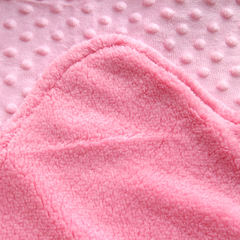 Doudou Blanket Bubble Blanket Baby Car Blanket Outdoor Baby Holding Blanket Double Layer Warm Solid Color Foam Blanket Soft Doudou Blanket Bubble Blanket Baby Car Blanket Outdoor Baby Holding Blanket Double Layer Warm Solid Color Foam Blanket Soft