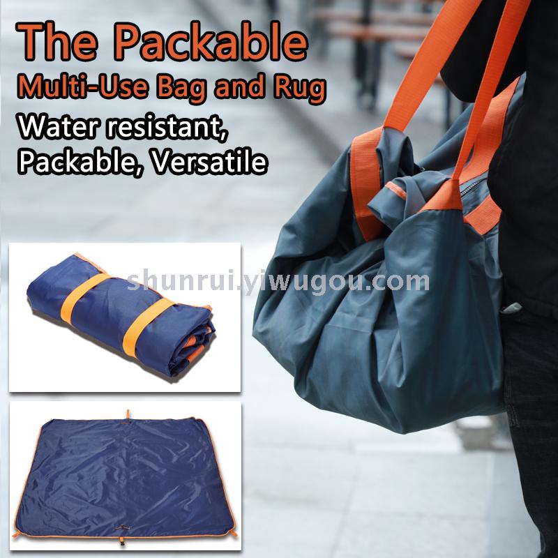 Foreign trade hot style Miscato outdoor multi-purpose waterproof carpet lightweight travel bag beach bag picnic blanket.