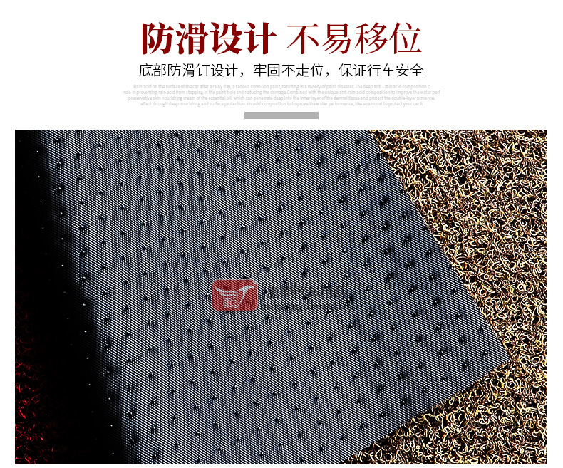 Suitable for Car Foot Mat Wire Ring General-Purpose DIY Cutting Easy Cleaning Carpet Five-Seat Pedal Mat