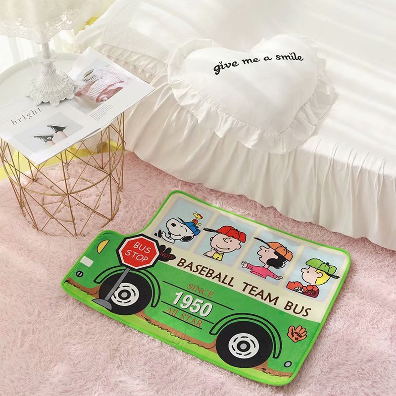 Cartoon Car Styling Foot Mat Non-Slip Floor Mat Non-Absorbent Window Cushion Bathroom Mat Doormat Sofa Cushion
