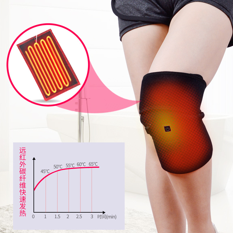Cross-Border Electric Heating Kneecap Hot Compress Moxibustion Electric Heating Leggings for the Elderly Massage Knees Winter Warm Old Cold Legs