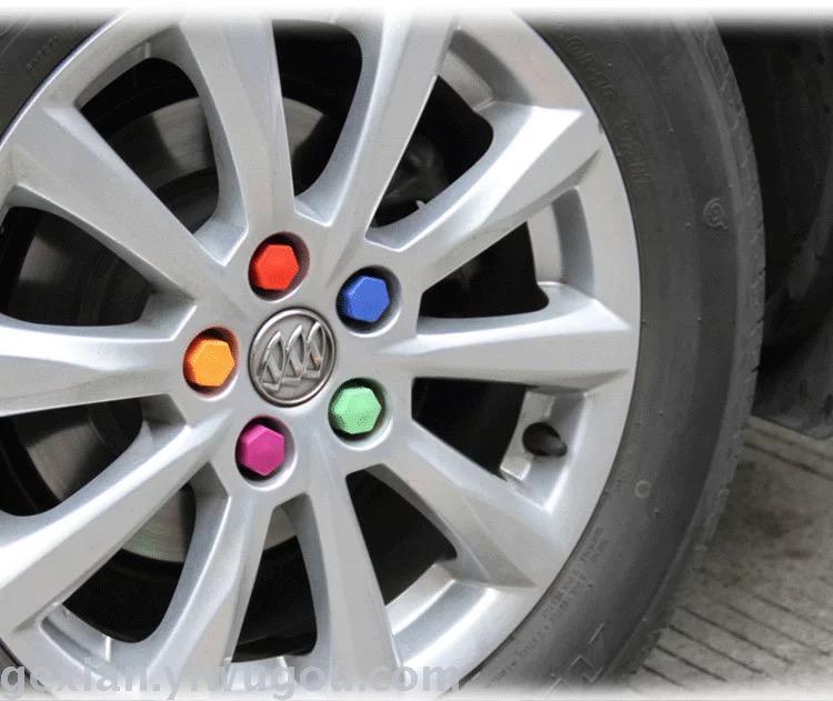 Auto wheel screw protection cover environmental protection silicone cover