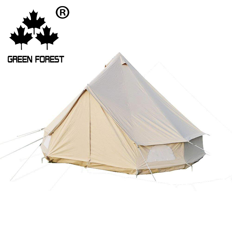 Large camping tent Campbell type outdoor wedding tent camp star tent luxury cotton warm hotel tent