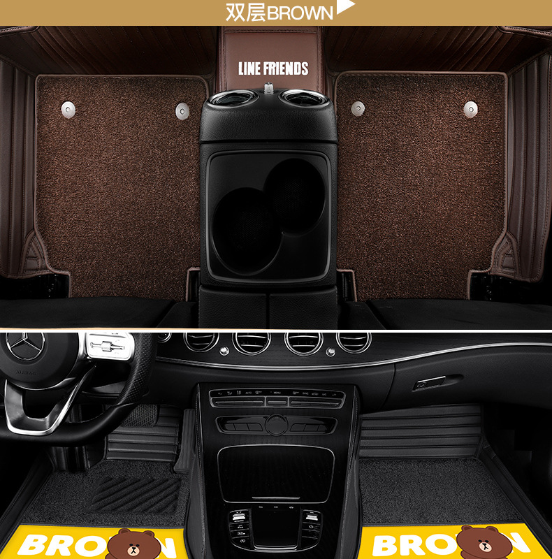 Line Friends Fully Surrounded Car Foot Mat Special Car Dedicated One Piece Dropshipping Leather Floor Mat Fully Surrounded Line Friends Fully Surrounded Car Foot Mat Special Car Dedicated One Piece Dropshipping Leather Floor Mat Fully Surrounded