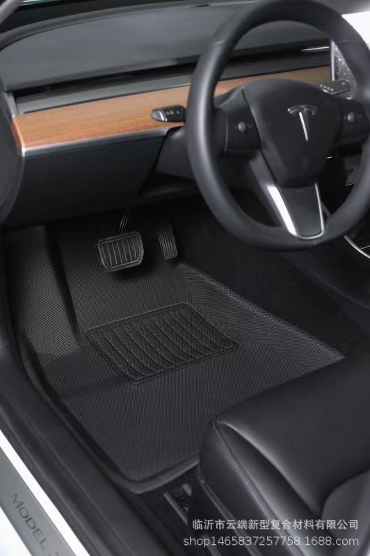 Suitable for Tesla Foot Mat Model 3Y AllWeather Car Foot Mat Tail Box Mat TPR Material XPe Floor Mat Suitable for Tesla Foot Mat Model 3Y AllWeather Car Foot Mat Tail Box Mat TPR Material XPe Floor Mat