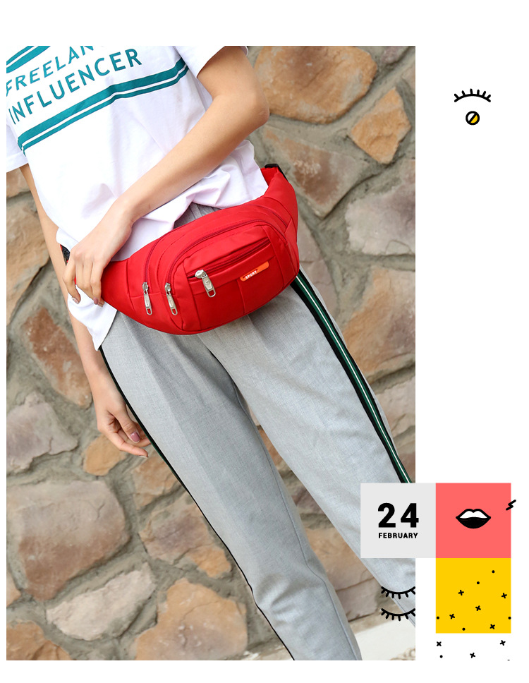Factory Direct Sales Sports Waist Bag Wholesale Custom Logo Men's and Women's Fashion Mobile Phone Waist Bag Outdoor Waterproof Crossbody Chest Bag Factory Direct Sales Sports Waist Bag Wholesale Custom Logo Men's and Women's Fashion Mobile Phone Waist Bag Outdoor Waterproof Crossbody Chest Bag