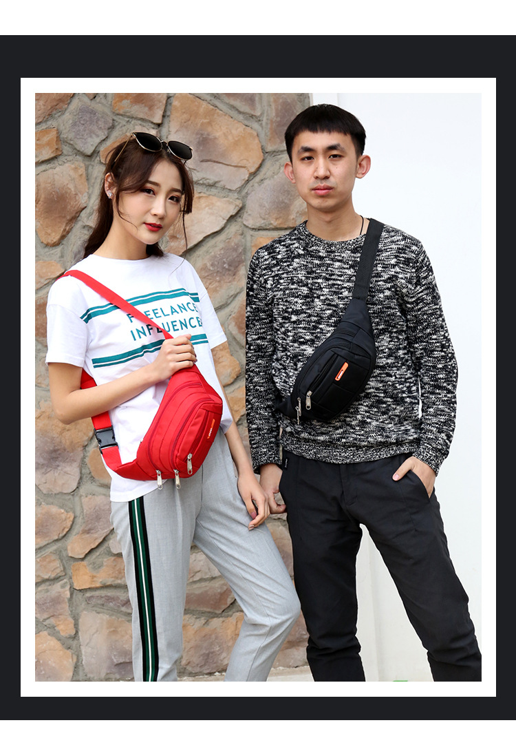 Factory Direct Sales Sports Waist Bag Wholesale Custom Logo Men's and Women's Fashion Mobile Phone Waist Bag Outdoor Waterproof Crossbody Chest Bag Factory Direct Sales Sports Waist Bag Wholesale Custom Logo Men's and Women's Fashion Mobile Phone Waist Bag Outdoor Waterproof Crossbody Chest Bag