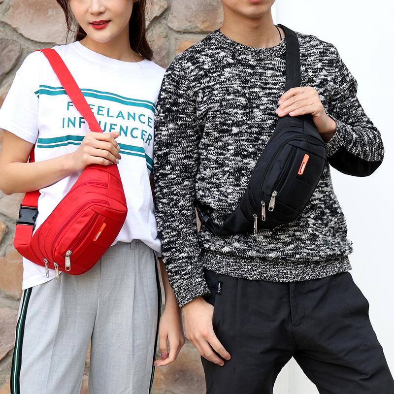 Factory Direct Sales Sports Waist Bag Wholesale Custom Logo Men's and Women's Fashion Mobile Phone Waist Bag Outdoor Waterproof Crossbody Chest Bag Factory Direct Sales Sports Waist Bag Wholesale Custom Logo Men's and Women's Fashion Mobile Phone Waist Bag Outdoor Waterproof Crossbody Chest Bag