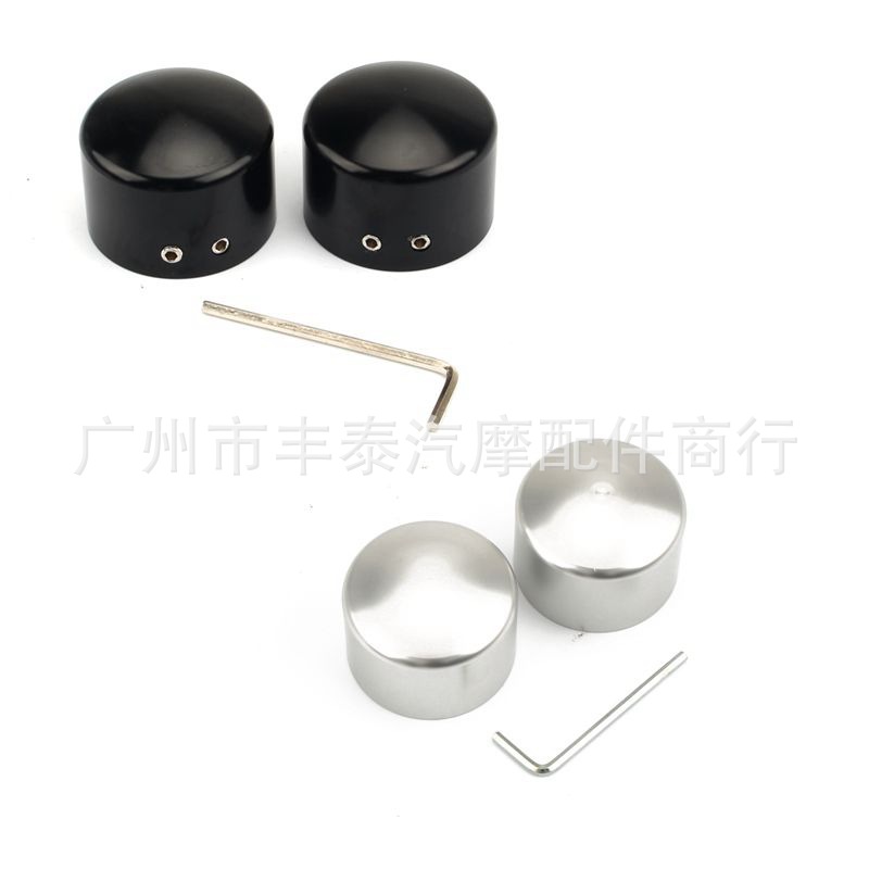 Motorcycle Modification Accessories Front Axle Screw Cap CNC Aluminum Front Axle Cover Wheel Shaft Decorative Cover