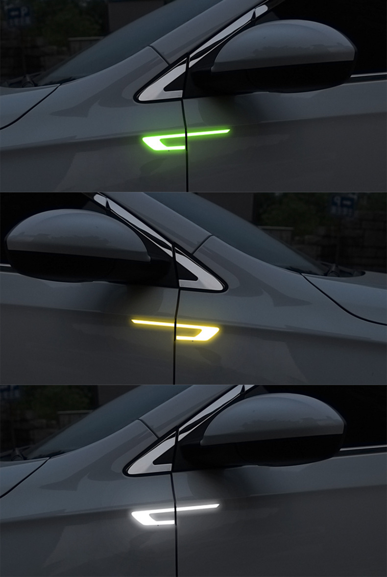 Reflective Sticker Car Door Anti-Collision Stickers Scratch Cover Warning Luminous Creative Modification Personality Decoration Website Red Wheel Brow Stickers Reflective Sticker Car Door Anti-Collision Stickers Scratch Cover Warning Luminous Creative Modification Personality Decoration Website Red Wheel Brow Stickers