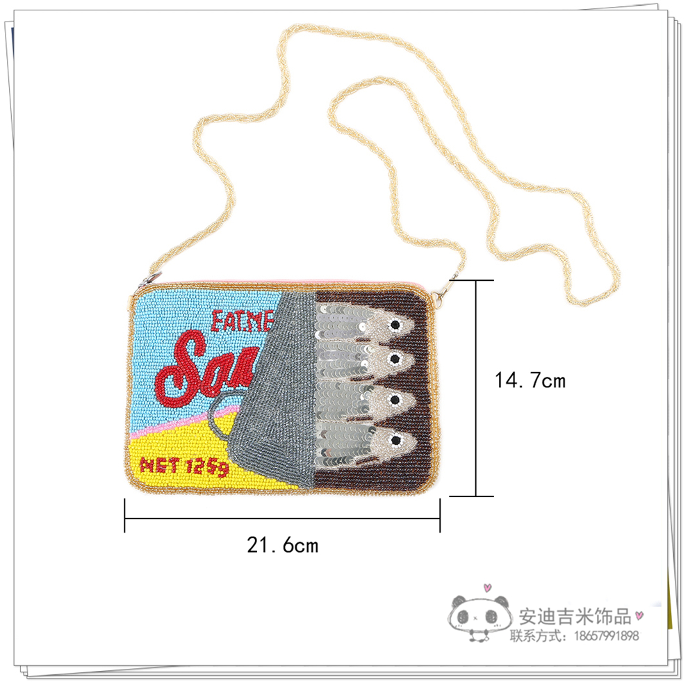 Handmade Beaded Weave DIY Coin Purse Cartoon Fashion New Trendy Japanese Small Waist Bag Women's Bag Factory Direct Sales Handmade Beaded Weave DIY Coin Purse Cartoon Fashion New Trendy Japanese Small Waist Bag Women's Bag Factory Direct Sales