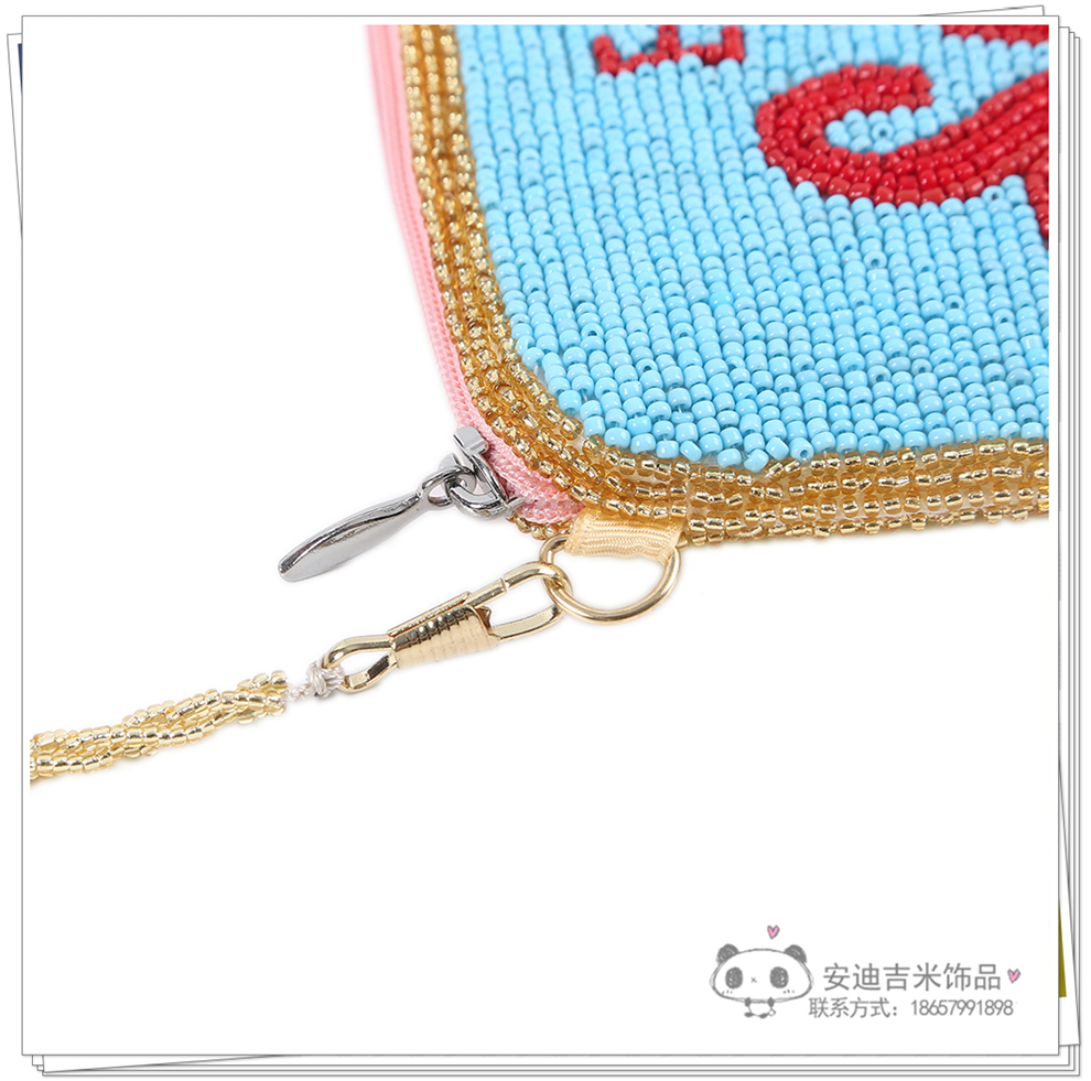 Handmade Beaded Weave DIY Coin Purse Cartoon Fashion New Trendy Japanese Small Waist Bag Women's Bag Factory Direct Sales Handmade Beaded Weave DIY Coin Purse Cartoon Fashion New Trendy Japanese Small Waist Bag Women's Bag Factory Direct Sales