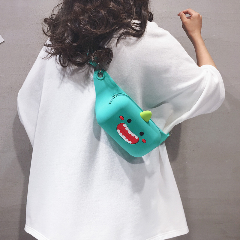 Children&#039;s Bag Little Girl Fashion Crossbody Waist Bag Korean Cute College Student Shoulder Bag Cartoon Trendy Chest Bag Wholesale