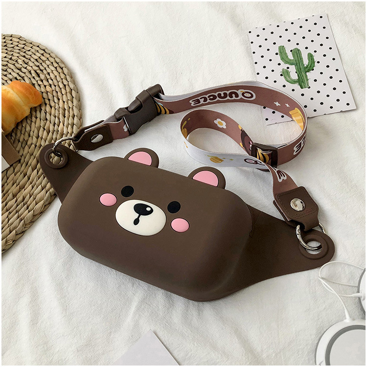 Children's Bag Little Girl Fashion Crossbody Waist Bag Korean Cute College Student Shoulder Bag Cartoon Trendy Chest Bag Wholesale Children's Bag Little Girl Fashion Crossbody Waist Bag Korean Cute College Student Shoulder Bag Cartoon Trendy Chest Bag Wholesale